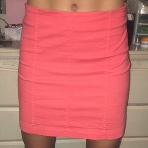 Mini coral skirt